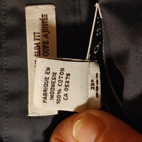 Pronto-Uomo Non Iron Gray Slim Fit Dress Shirt 32/33 - Picture 11 of 11